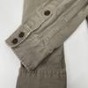 RRL Khaki cotton military long-sleeved shirt tops M khakiUsed