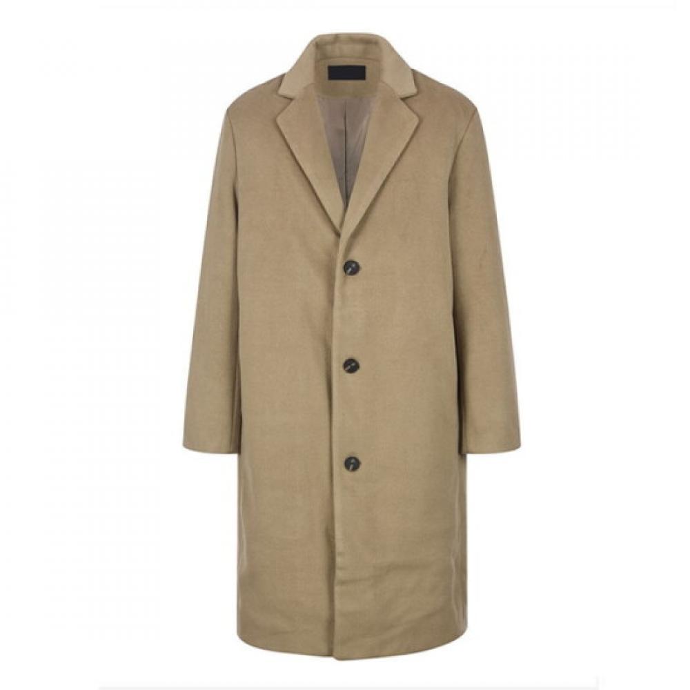 Elua Single Long Coat 3 Buttons 3 Types Choose 1