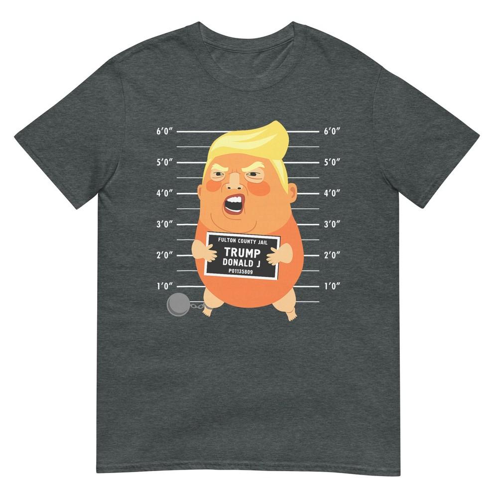 Trump Balloon Mugshot Fulton County Jail Funny AntiTrump TShirt