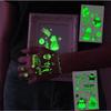 Christmas Glow-in-the-dark Tattoo Stickers Henna Stickers Set of 9