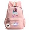 Anime Cute K-Pop Printed Backpack Student Teenager Bookbag for Boy Girl Schoolbag Kid Gift Women Large Capacity Travel Bag Mochila