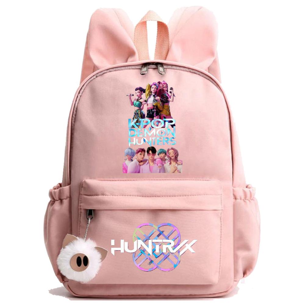 Anime Cute K-Pop Printed Backpack Student Teenager Bookbag for Boy Girl Schoolbag Kid Gift Women Large Capacity Travel Bag Mochila