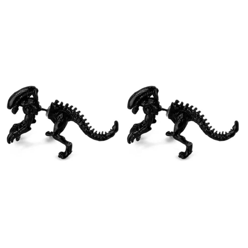 New Simple Trend Dinosaur Earrings Halloween Fashion Women's Men's Scary Monster Alien Earrings Punk Street Niche PartyJewellery