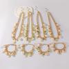 European and American New Summer Vacation Wind Ocean Wind Starfish Shell Necklace Beaded Fashion Jewelry Set