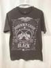 Johnny Cash (Man in Black) Women’s Gray Large Cotton T Shirt T8