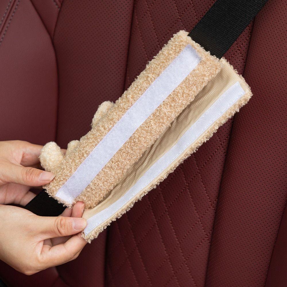 Cartoon Seat Belt Shoulder Guard Polyester Seat Belt Protector New Car Shoulder Protector Car