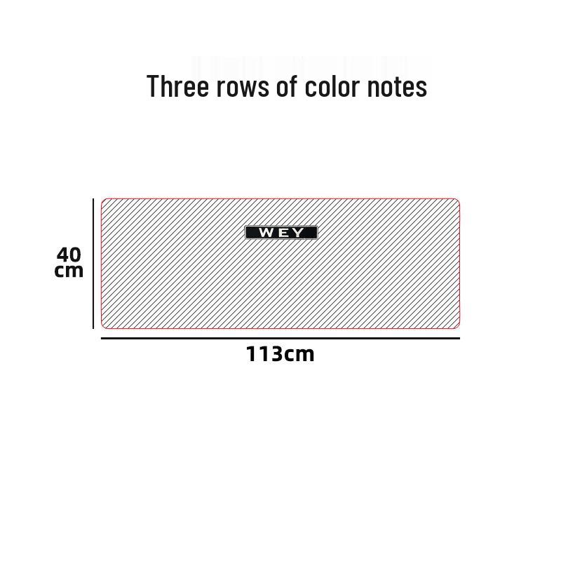 WEY Gaoshan Executive Расширенные Коврики на Пол Среднего Ряда - Ковер Второго Ряда для Салона Коммерческого Автомобиля
