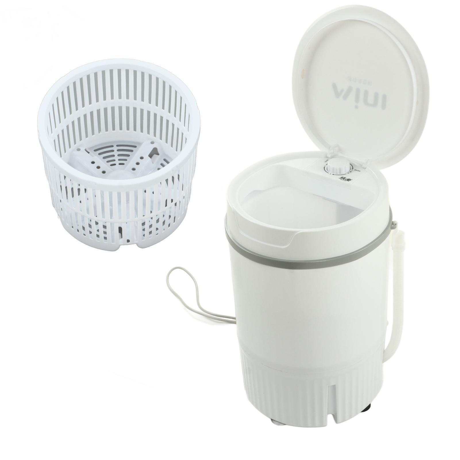 

Стиральная машина для общежития, мини-стиральная машина, пластиковая бытовая полуавтоматическая, аксессуары для общежития для детской одежды, переменный ток 220 В 220V белый