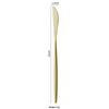 Gold-Plated Portuguese-Japanese Stainless Steel Cutlery Set: Knife, Fork, Dessert Spoon, Chopsticks, Ice Cream Spoon, Fruit Fork