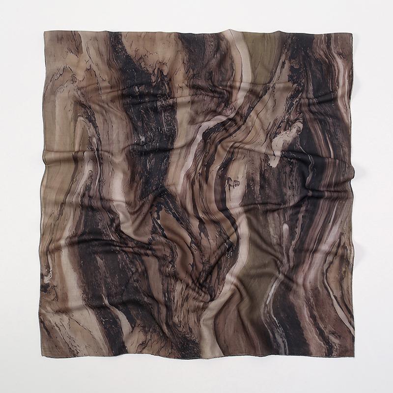 Sciarpa Bandana Floreale Acquerello Colore Modal Sensazione per Donna Viaggio Versatile Casual Antivento Resistente alla Sabbia Foulard