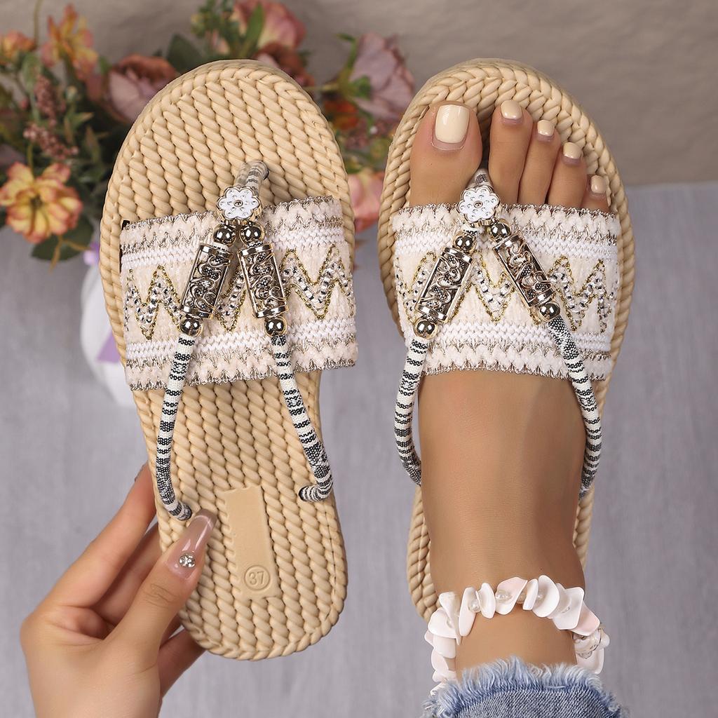 Women Slippers Summer Round Toe Thick Soled Slippers Open Toe Casual Shoes Women Fashionable Lightweight Sandals Slides Women