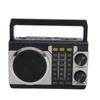 Retro Bluetooth Speaker AM FM SW Radio Vintage Wireless Speaker Rechargeable with Telescopic Antenna for Home Car
