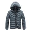 Men's Lightweight Hooded Cotton Jacket for Autumn/Winter - Stylish Outdoor Warm Coat