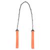 24 Zoll Outdoor Taschenkettensäge Survival Reißsäge Handsäge Kettenwerkzeug zum Holzschneiden Orange