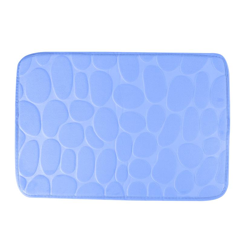 Household Non-Slip Solid Color Floor Mat Bathroom Water-Absorbent Living Room Kitchen Entrance Door Carpet