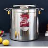 Yoshida Sho Commercial Stainless Steel Soup Pot, 70L