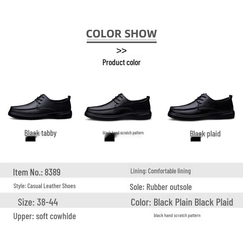 Herren Schnür-Loafer aus echtem Leder - Bequeme Rindsleder Business-Schuhe