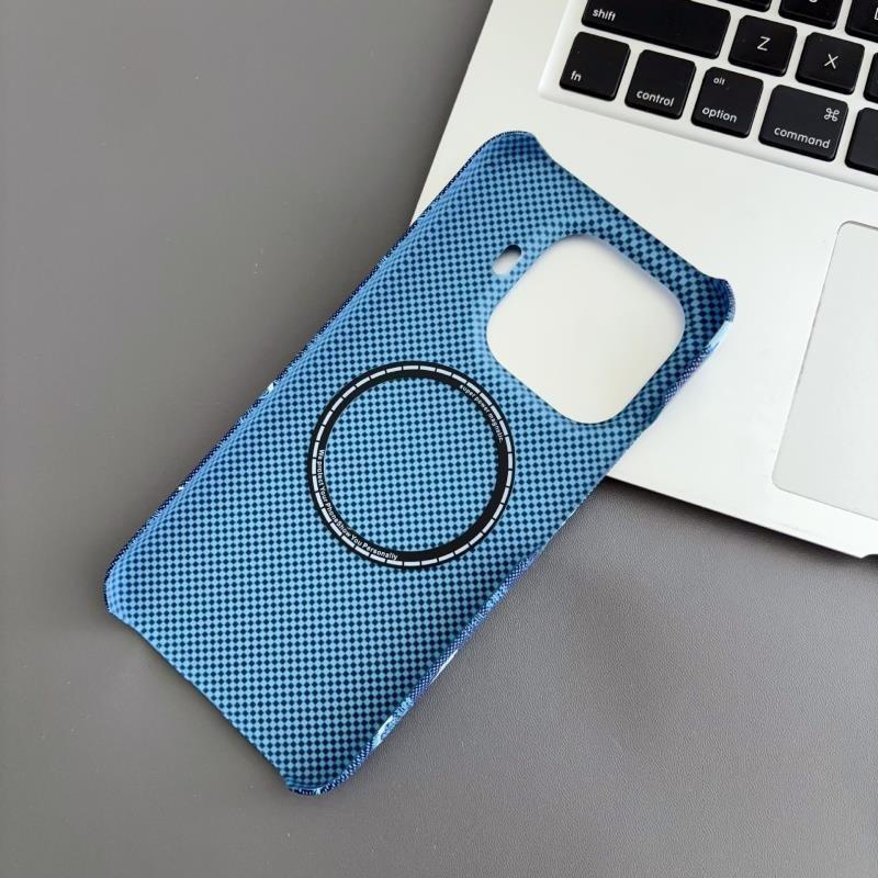 For Xiaomi 15T Pro Case For MagSafe Magnetic Wave Pattern Texture Lightweight PC Hard Cover For Mi 15T Shell Non-Slip Bumper