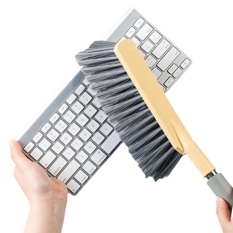 Long Handle Dust Removal Brush with Sponge Grip