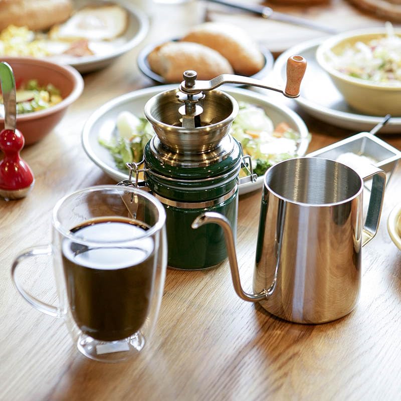 Dalton Stainless Steel DripWater Pot 650ml The Value of a Tool Just for Pouring No Lid Coffee Supplies Kitchen Jug Plant Height 12cm Width 20cm Depth