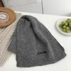 Korean version of the new simple solid color wool scarf women's autumn and winter thickened ins student warm scarf shawl men's versatile