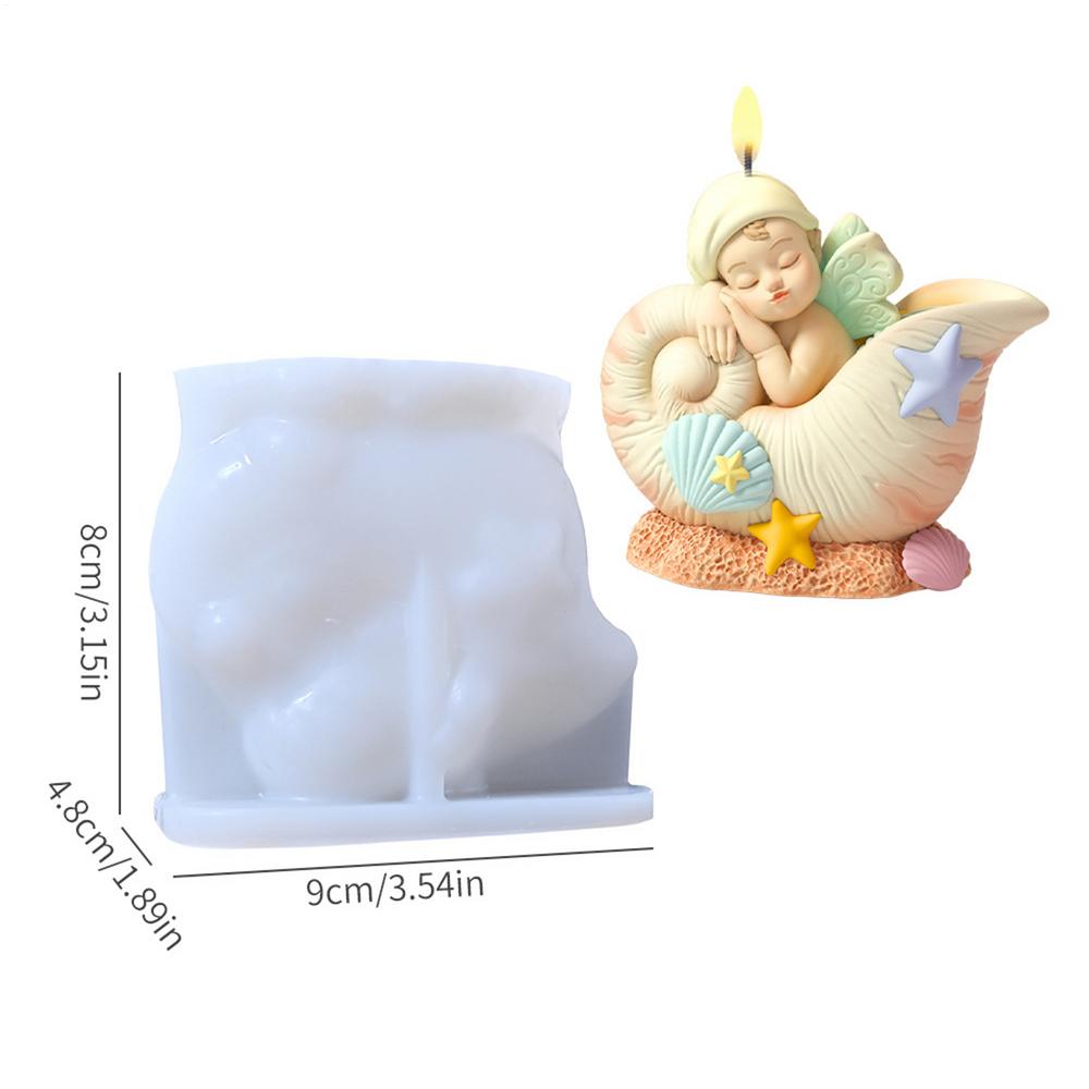 

Candle Wax Molds Angel Silicone Molds For Candle Making Crafting Tools Resin Casting Mould Epoxy Craft Supplies For Home