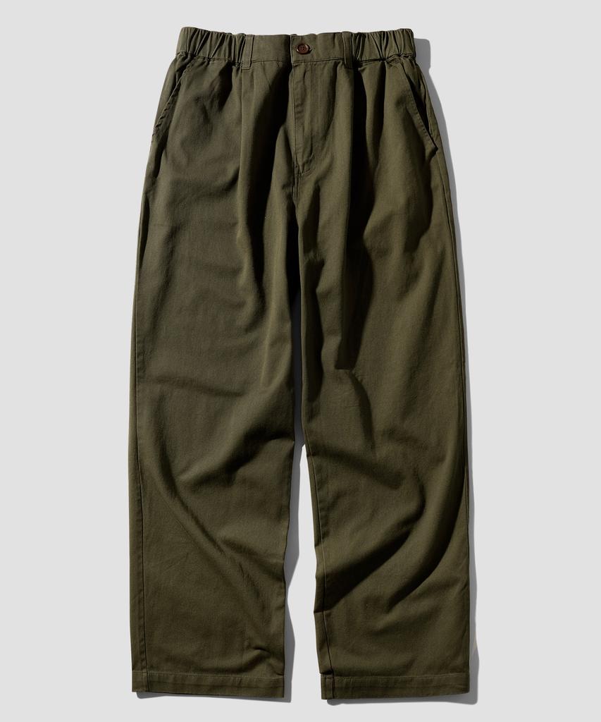 PERSTEP Field Chino Wide Pants Khaki Smlp4580