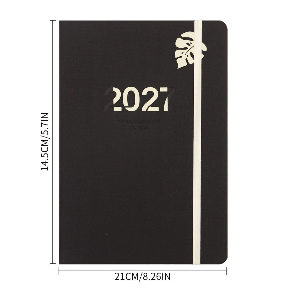 Planner Reminder 2027 Agenda Book A5 Daily Planner Book Portable Calendar Book Students
