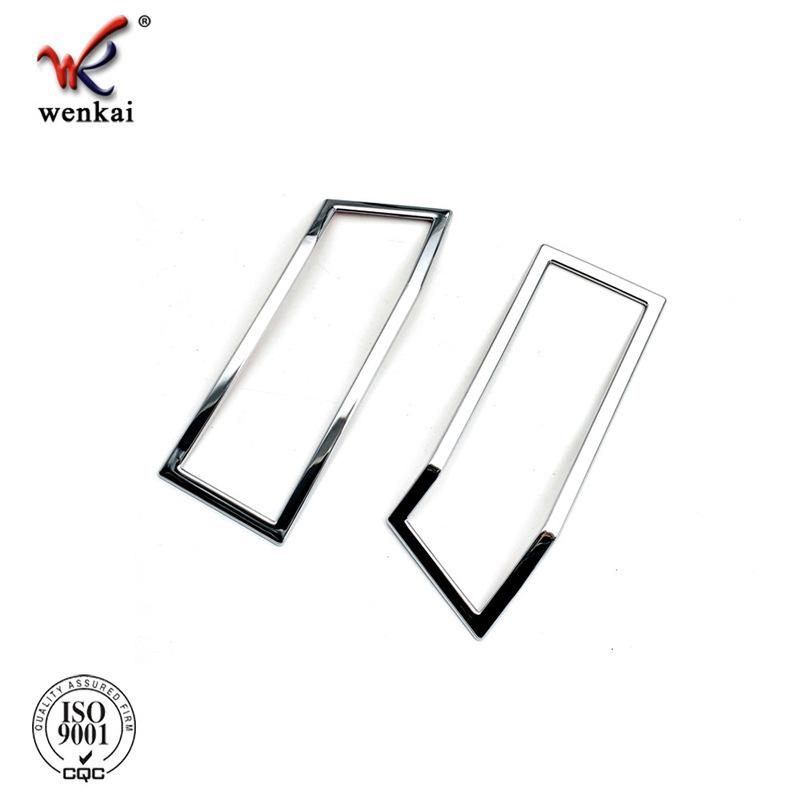 For Mitsubishi Delica D5   Car Chrome Rear Reflector Fog Light Lamp Cover Trim Bezel Frame Car Styling