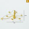 Led Ceiling Lamp Dollhouse Furniture Chandelier 3V Light Sand Table Accessories