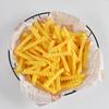 10Pcs Simulation French Fries Wolf Tooth Fries Model Food Model Burger Shop Western Food Display Props Home Decor Fake Potato