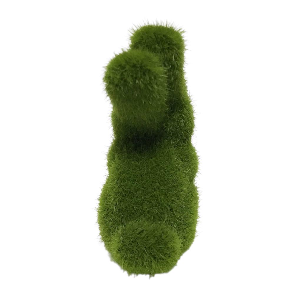 Artificial Moss Bunny Garden Statues Ornaments Durable Lightweight Artificial Animal Ornament for