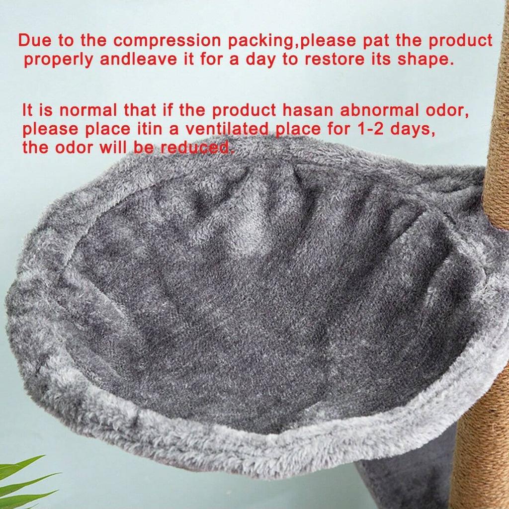 1pc-Cat Spoon Nest, Cat Climbing Frame Accessories, Cat Hammock, Plush Designed Cat Frame Nest
