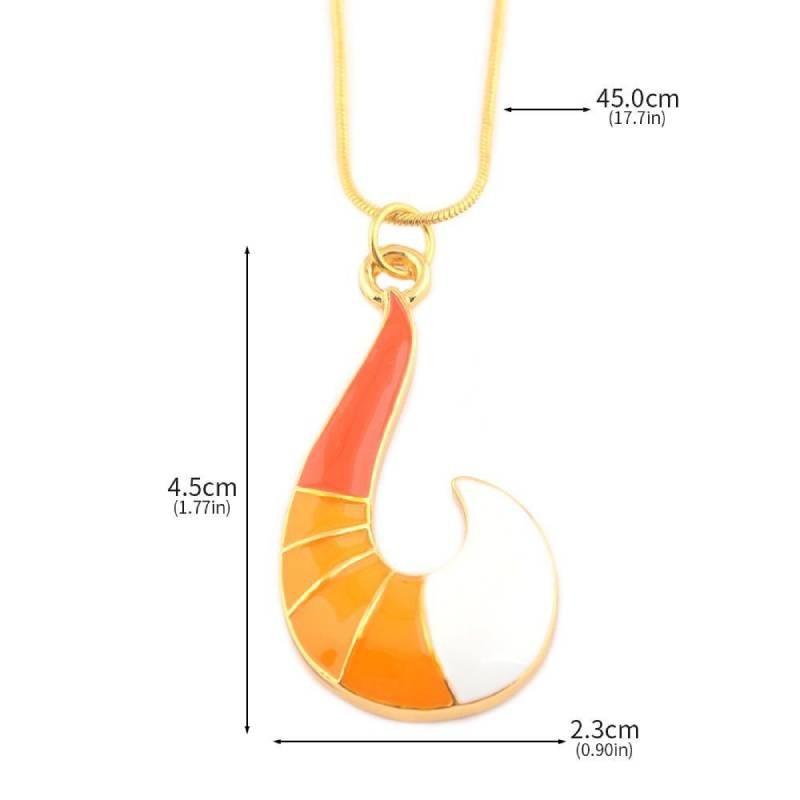 Pendant Necklace Moana Costume Fancy Dress Up Jewellery Alloy Ornaments Anime