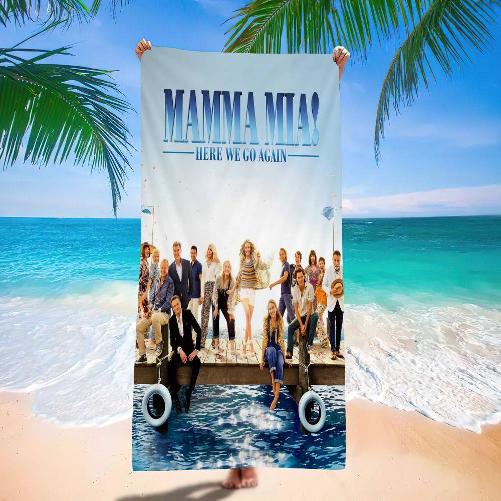 M-Mamma Mia TV Microfiber Beach Towel Absorbent Quick Dry Soft Yoga Swimming Resort Mountain Climbing Towel
