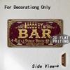 Tin Sign  Vintage Durable Metal Plaque Wall Decor Home Office Bar Man Cave Laundry Global City Coordinate Birth Year License