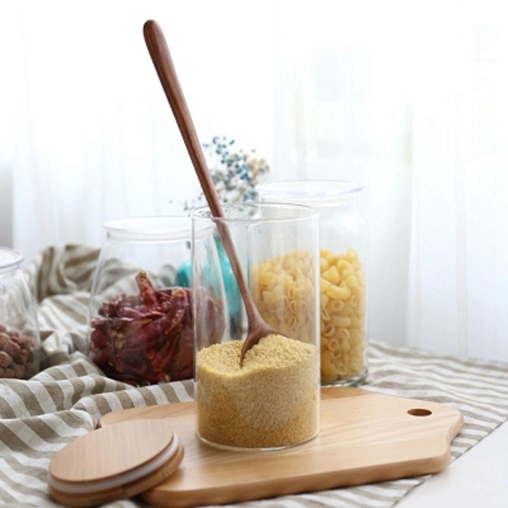 Durable Solid Wood Sauce Scoop for Kitchen Cooking Utensil Colander Tableware Soup Spoon Stir Spoon