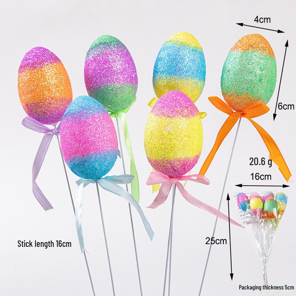W magazynie: Kolorowe Piankowe Jajka Wielkanocne 3x4cm do Świątecznej Dekoracji