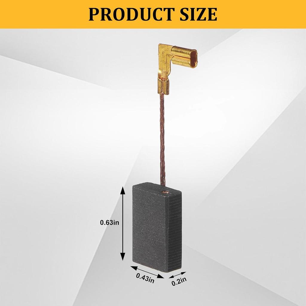 4 Pack CB318 CB330 Carbon Brushes Replacement For Makita CB340 CB314 CB315 9560CV 9563CV 9565CV Angle Grinder