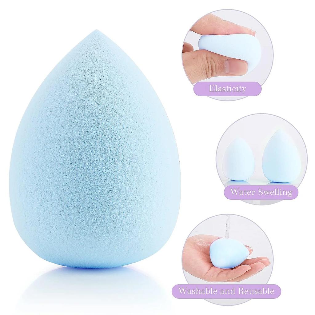 4Pieces Makeup Sponge Blenders Blending Sponge Foundation Applicator Cosmetic Sponges Makeup Tools