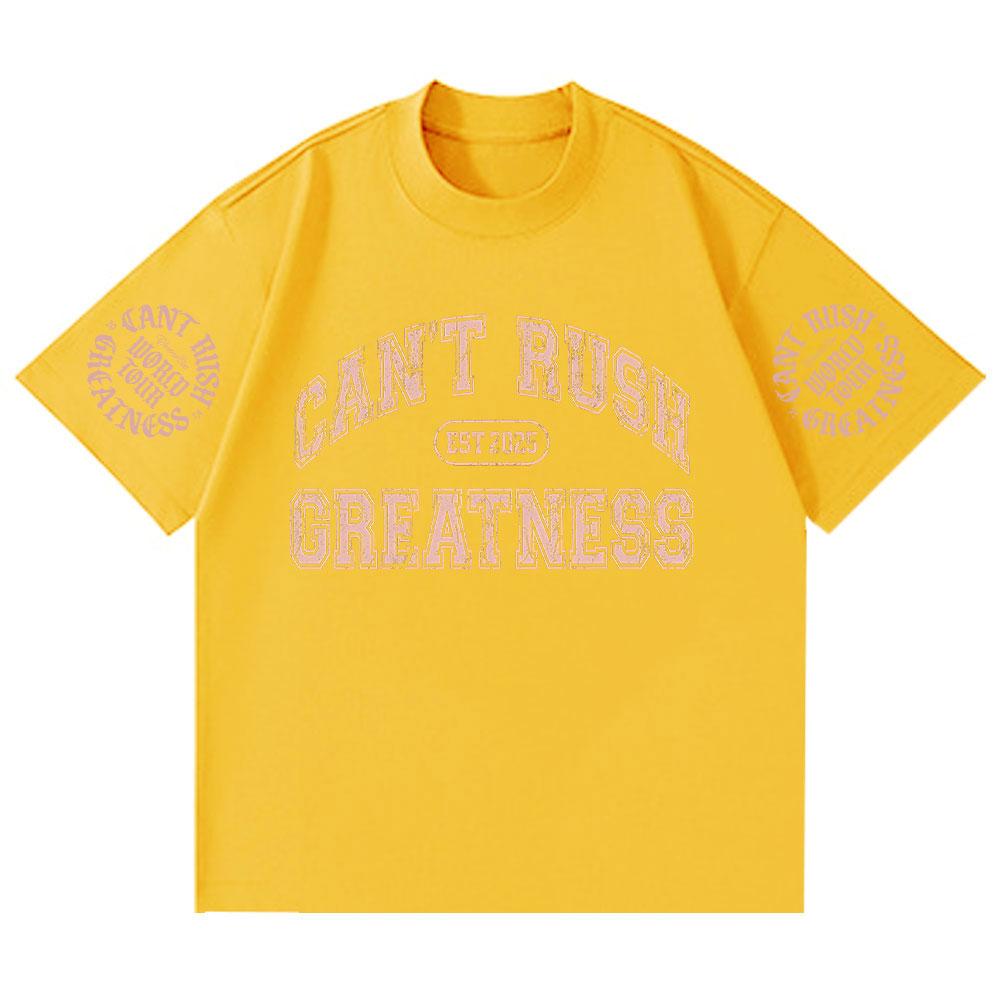 Central Cee CAN'T RUSH GREATNESS World Tour 2025 T-shirt Summer Cotton Short Sleeve T Shirts Men Women Fashion Hip Hop T-shirts