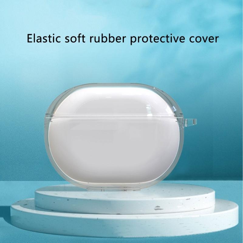 Shockproof Earphone Sleeve Scratch Resistant Housing Antidust Washable Clear Cover Protective Case Suitable for Capsule3