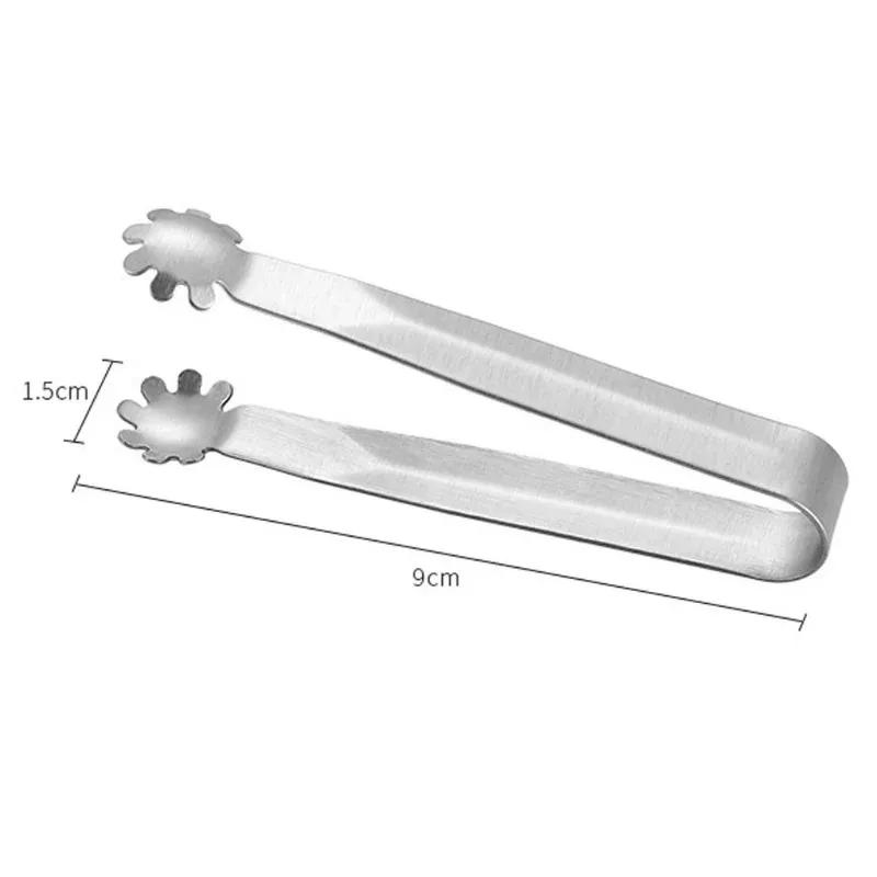 Coffee Sugar Clip Stainless Steel Tweezer Mini Clamp Tong Clips Sugar Folder Ice Clip Clamp Tea Clip Kitchen Bar Tools Supply