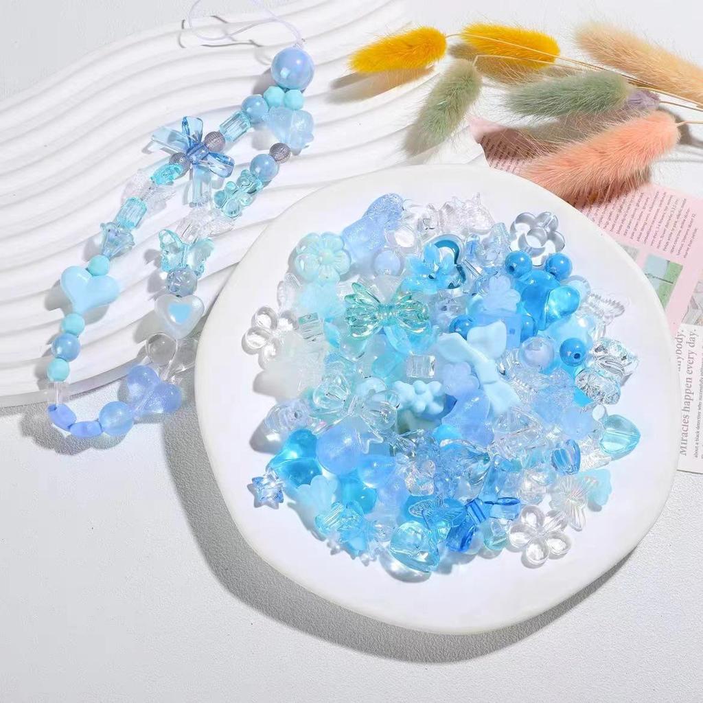 Colorful Loose Beads for DIY Jewelry and Phone Lanyards