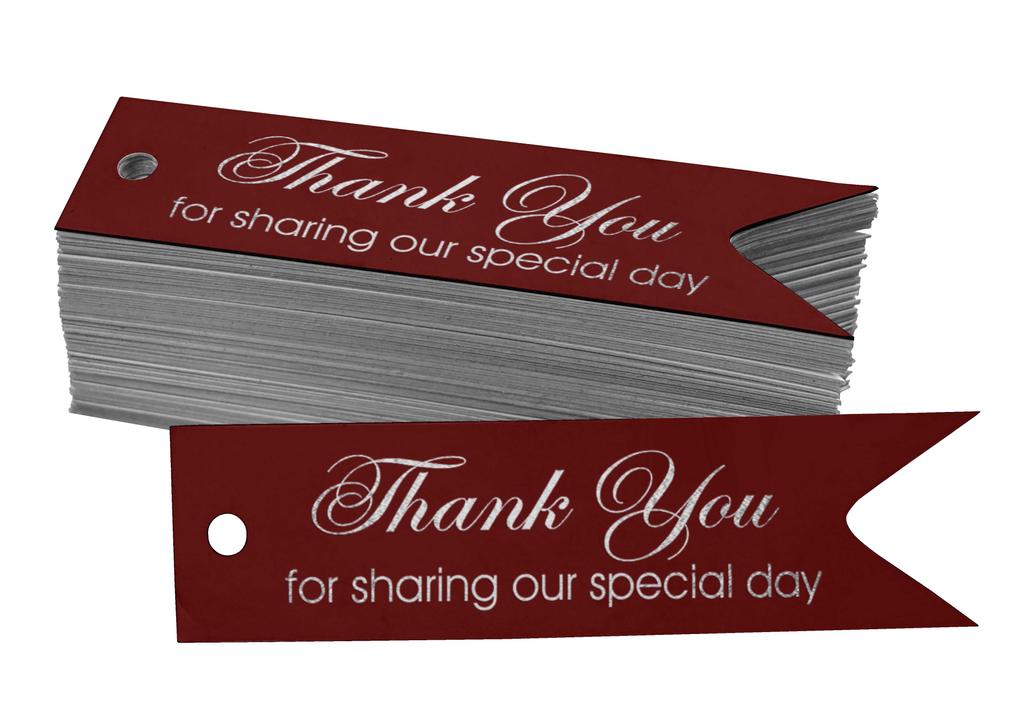 Inkdotpot Gold Foil Paper Hang Tags Thank You For Sharing Our Special Day Bridal Shower Favor Tags 100