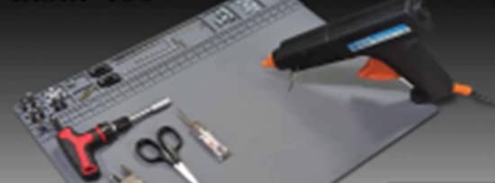 Eiger Tools Magnetic Heat Resistant Silicone Work Mat Hobby Tool ESM-4030