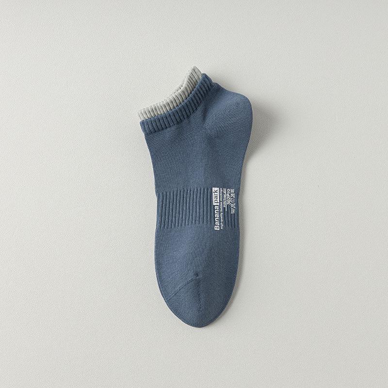 

Men s Summer Short Cotton Socks - Antibacterial, Anti-Pilling, Deodorant, Sweat-Absorbent, Breathable Sports Ankle Socks One Size
