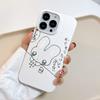 Cartoon Rabbit Pattern Protective Phone Case For iPhone 16 Pro Max 15 14 13 12 11 Pro Plus 16E Lovely Animals Shockproof Cover