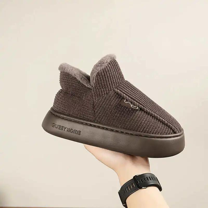 Fashion Super Lightweight Light Boots With Big Soles Oxford Women Shoes Medium Heel Black Heels Woman Sneakers Sport Practice Out