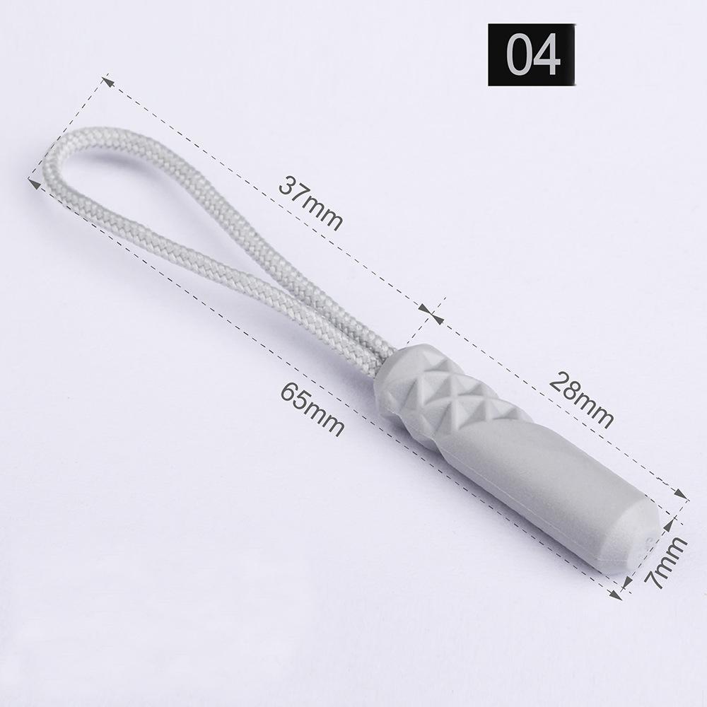 10 teile/los 10 Farbe Reißverschlüsse Pull Puller Ende Fit Seil Tag Ersatz Clip Gebrochen Schnalle Fixer Koffer Zelt Rucksack Zipper schnur
